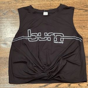 Burn Boot Camp Crop Twist Front Tank - Women’s Small